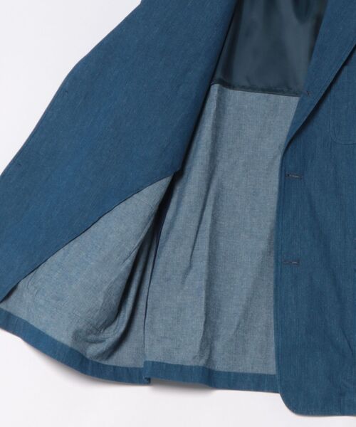 ジャケット テーラードジャケット Brooks Brothers /別注 ジャカードデニム 3Bジャケット メンズの画像