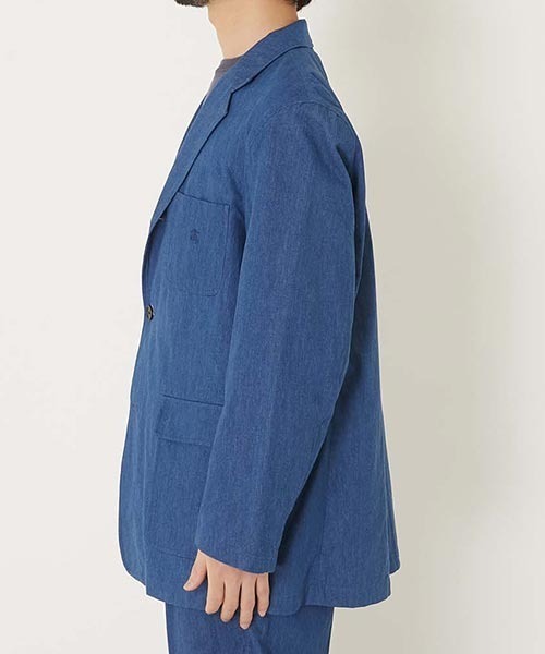 ジャケット テーラードジャケット Brooks Brothers /別注 ジャカードデニム 3Bジャケット メンズの画像