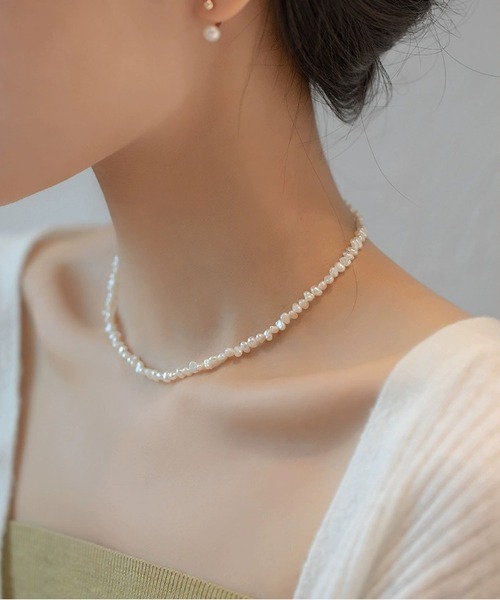 LA VORAGINE（ラ ヴォラジネ） ネックレス バロックパール ネックレス
