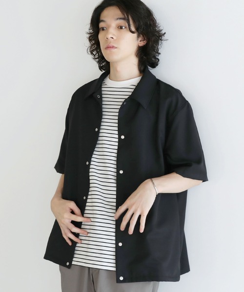 「SPU」 半袖シャツ L グレー メンズ_画像2