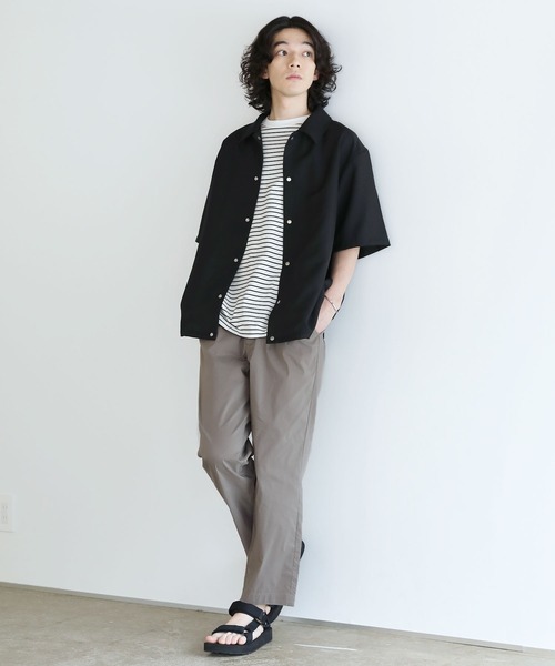 「SPU」 半袖シャツ L グレー メンズ_画像5
