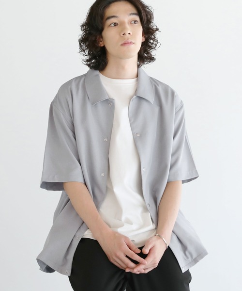 「SPU」 半袖シャツ L グレー メンズ_画像7