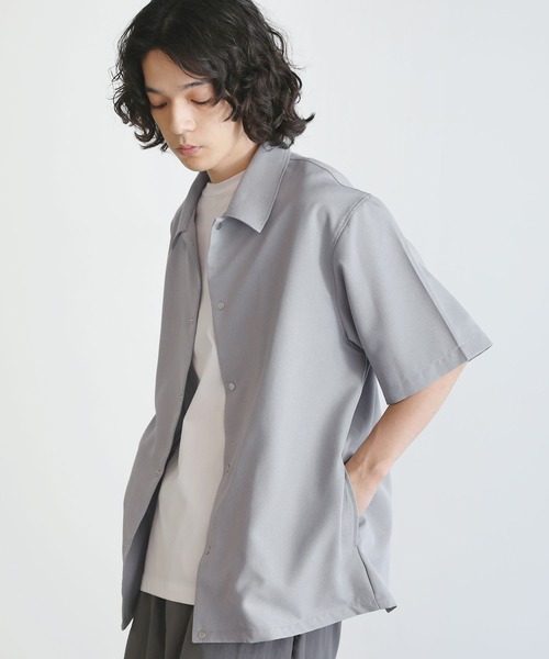 「SPU」 半袖シャツ L グレー メンズ_画像8