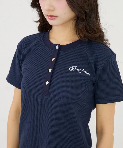FCMM tシャツ THERMAL HENLEY SS / サーマルヘンリーSS レディース