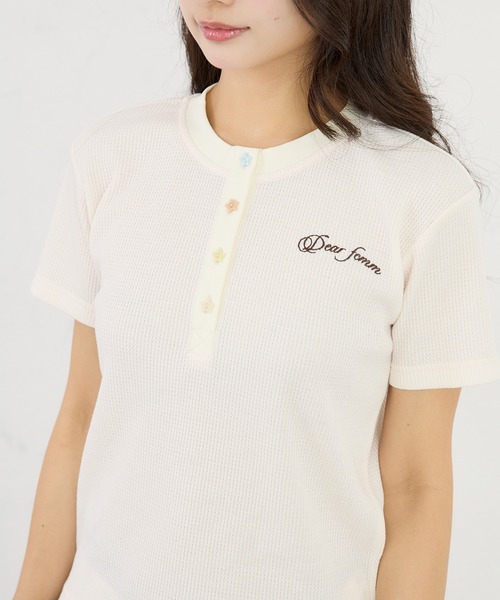 FCMM tシャツ THERMAL HENLEY SS / サーマルヘンリーSS レディース