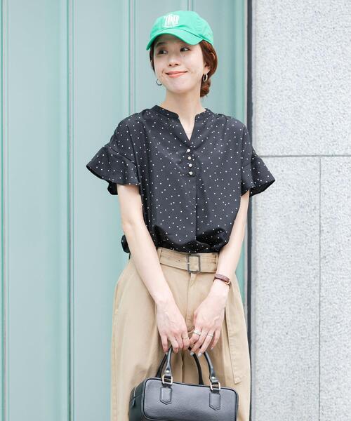 URBAN RESEARCH（アーバンリサーチ） ブラウス シャツ 半袖 フレンチ