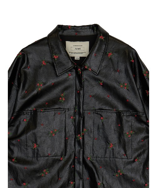 Ameri（アメリ） ブルゾン アウター CHRISTINE EMBROIDERY SHIRT