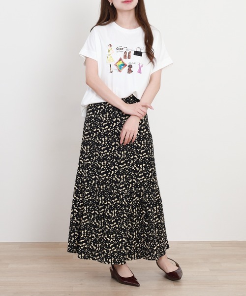 「EGLANTINE」 半袖カットソー 38 サーモンピンク レディース_画像8