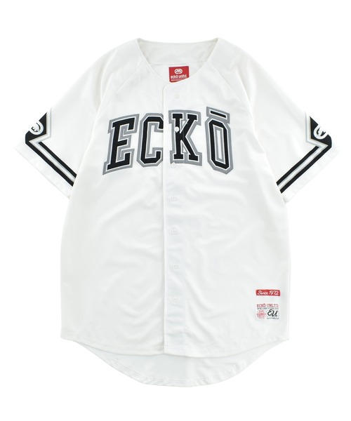 Ecko Unltd.ヴィンテージ・ベースボールゲームシャツ　L ecko unltd. シャツ 半袖 「USED」ECKO UNLTD. ベースボール ゲーム