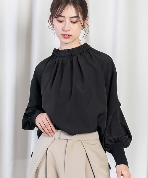 「RAW FUDGE」 長袖ブラウス M オフホワイト レディース_画像6