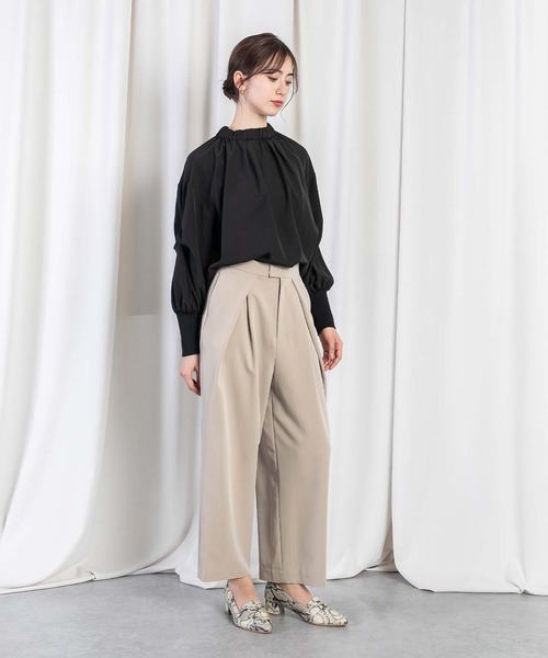 「RAW FUDGE」 長袖ブラウス M オフホワイト レディース_画像9