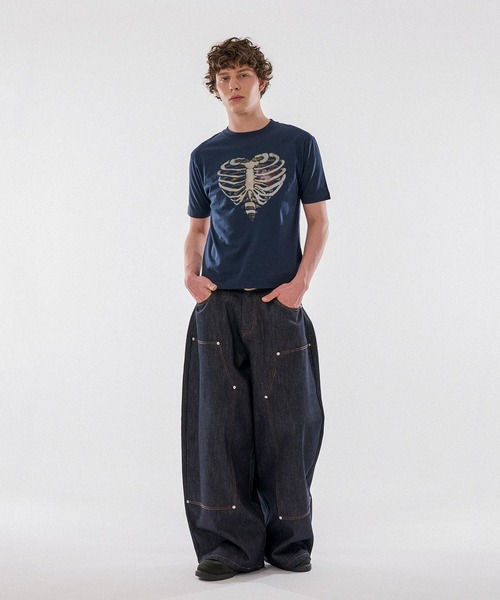 「WISH FOR EVER」 半袖Tシャツ LARGE ブラック メンズ_画像8
