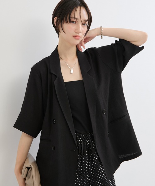 le cercle ADAM ET ROPE' ジャケット テーラードジャケット リネン