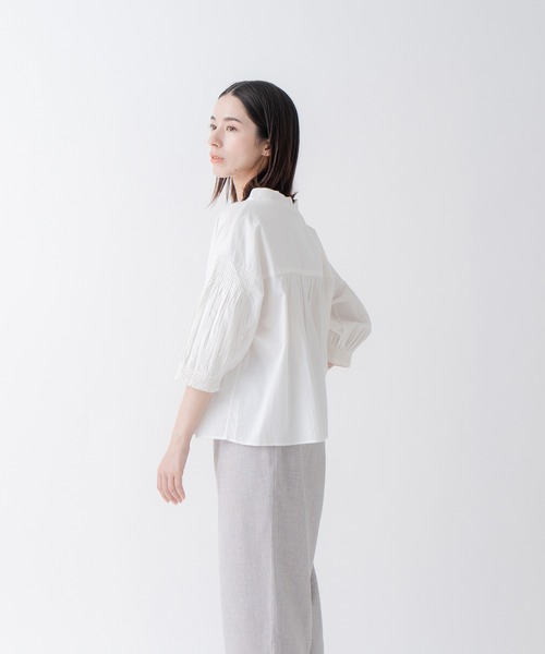 「Kelen」 7分袖ブラウス S オフホワイト レディース_画像3
