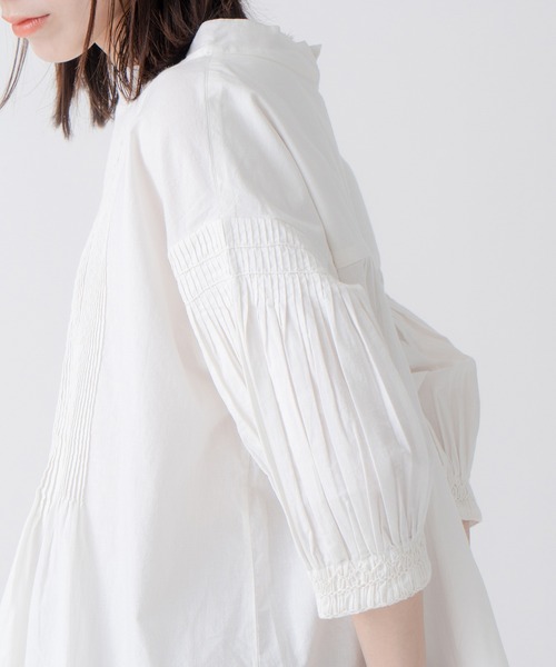 「Kelen」 7分袖ブラウス S オフホワイト レディース_画像6