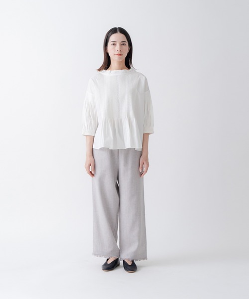 「Kelen」 7分袖ブラウス S オフホワイト レディース_画像8