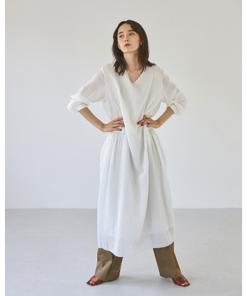 TODAYFUL 「TODAYFUL」 長袖ワンピース 38inch ホワイト レディース 