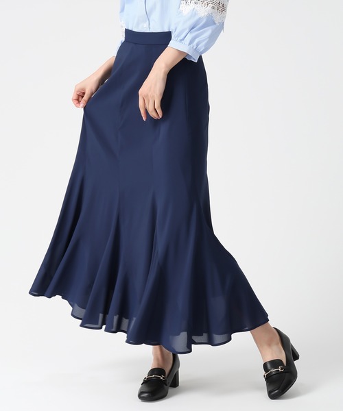 「MISCH MASCH」 フレアスカート S ネイビー レディース_画像3