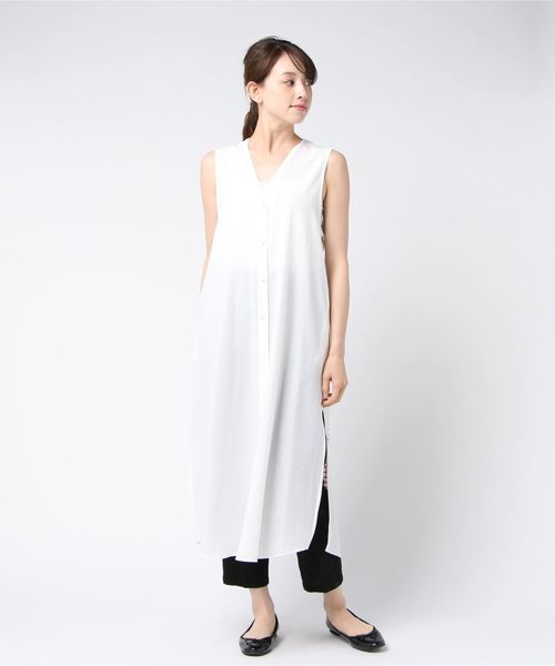 ベスト ジレ バックチェックジレ レディース