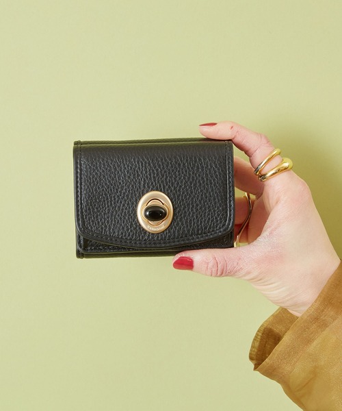 Hashibami（ハシバミ） 財布 「HASHIBAMI」天然石 ミニウォレット