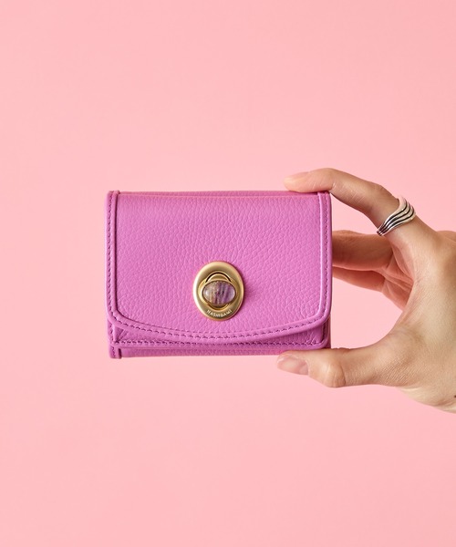 Hashibami（ハシバミ） 財布 「HASHIBAMI」天然石 ミニウォレット