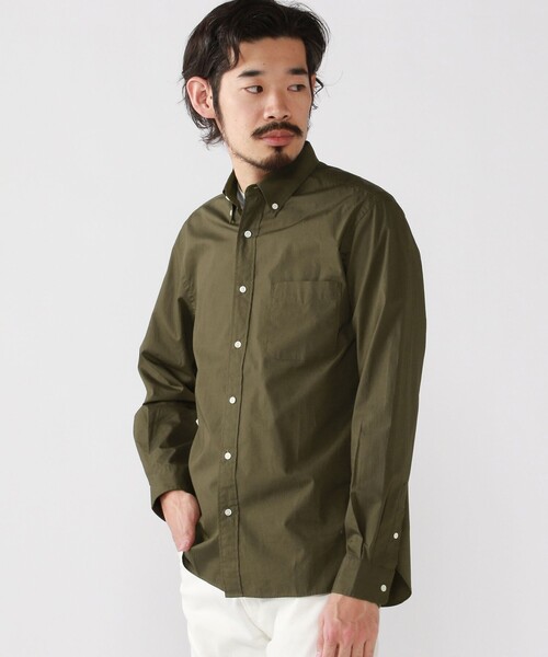BEAMS+（ビームスプラス） シャツ カラー ブロード ボタンダウン