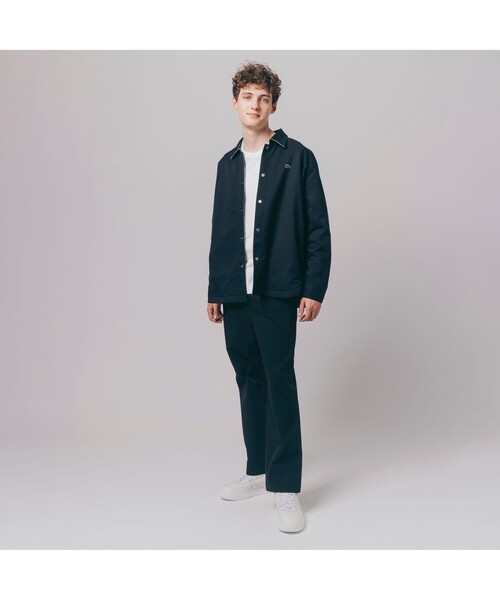 ラコステ　バッファローチェックリバーシブルシャツアウター LACOSTE（ラコステ） シャツ プレーン×バッファローチェック