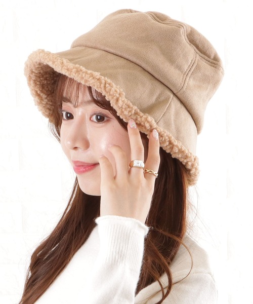 Lace Ladies（レースレディース） 帽子 ハット ムートン風プードルボア