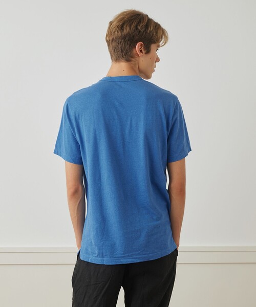 JAMES PERSE（ジェームスパース） tシャツ コットンリネン ポケット 