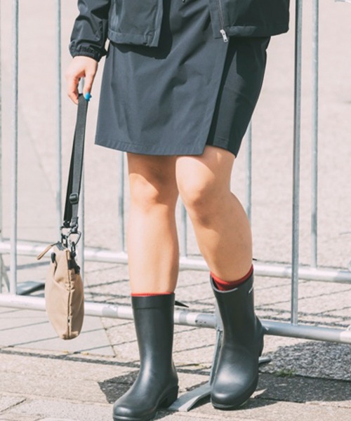 AIGLE ブーツ ミリカ ミッド ラバーブーツ / ヒールミドルブーツ