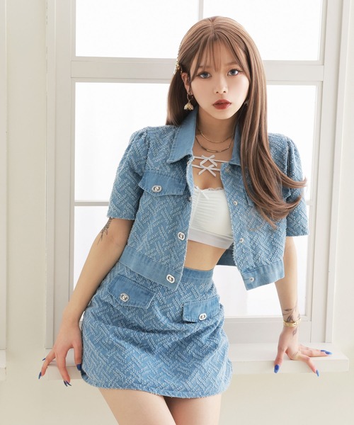 Diable baiser（ディアブルベーゼ） セットアップ モノグラムデニム