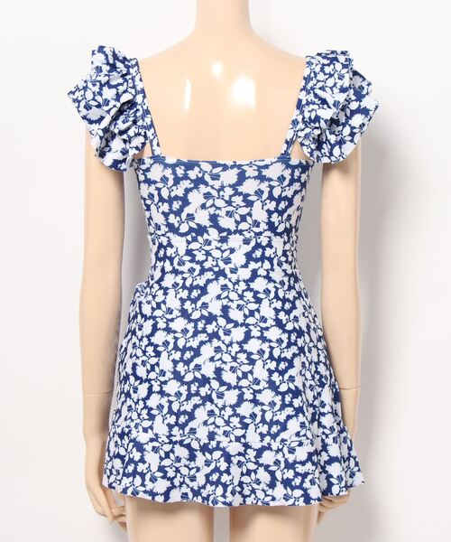 Jasmine & Rose 半袖ミニワンピース 水色 レディース ミニワンピース (ブルー / 青色) -ファッション通販