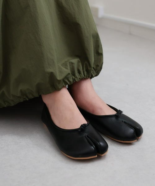 sakishimatokyo バレエシューズ パンプス 足袋パンプス/足袋バレエ