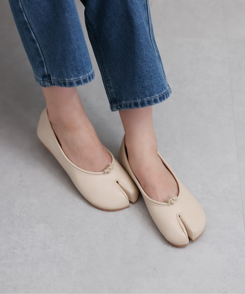 sakishimatokyo バレエシューズ パンプス 足袋パンプス/足袋バレエ