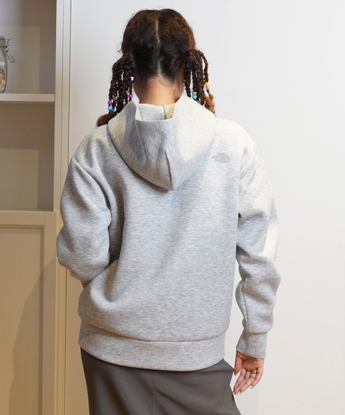 THE NORTH FACE グレー フルジップパーカー THE NORTH FACE スクエア ロゴ フルジップフードパーカー グレー