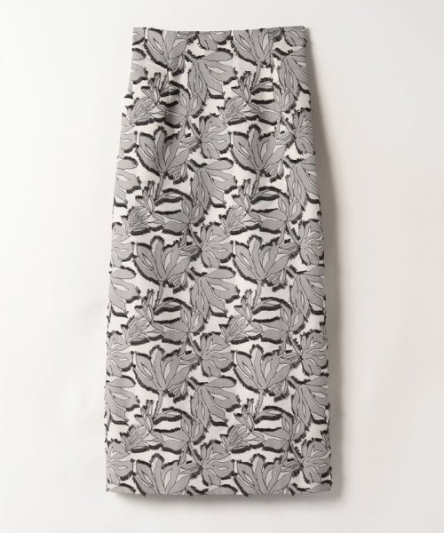 allureville【完売品】サキゾメカットジャガードタイトスカート　ロング丈 allureville【完売品】サキゾメカットジャガードタイトスカート