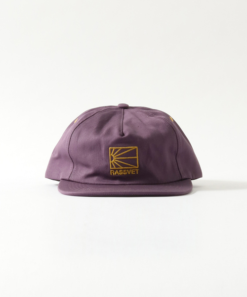 【RASSVET】ラスベート 5 Panel Logo Cap RASSVET RASSVET MEN 5-PANEL LOGO CAP WOVEN - BEIGE - PAGER TOKYO