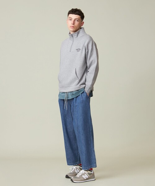 美品✨ジャーナルスタンダード NYCスウェットハーフジッププルオーバー J.PRESS YORK STREET トレーナー スウェット 「UNISEX」スタンド