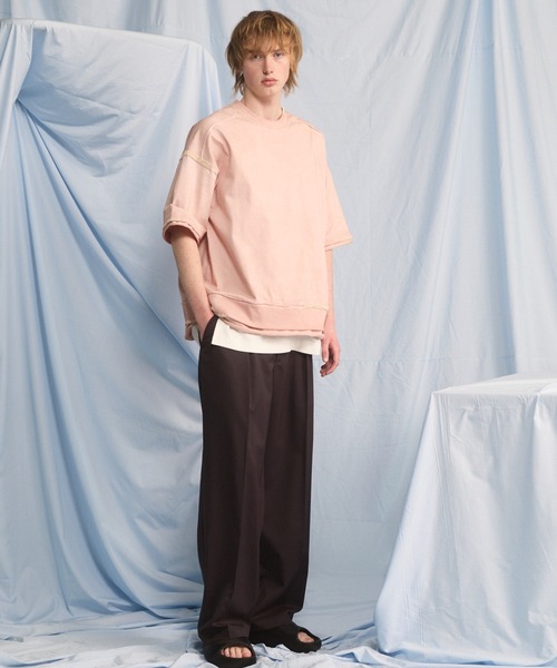 お値下げ中【極美品】MAISON SPECIAL ナイロン　セットアップ penguin BY MUNSINGWEAR サコッシュ付きナイロンセットアップ