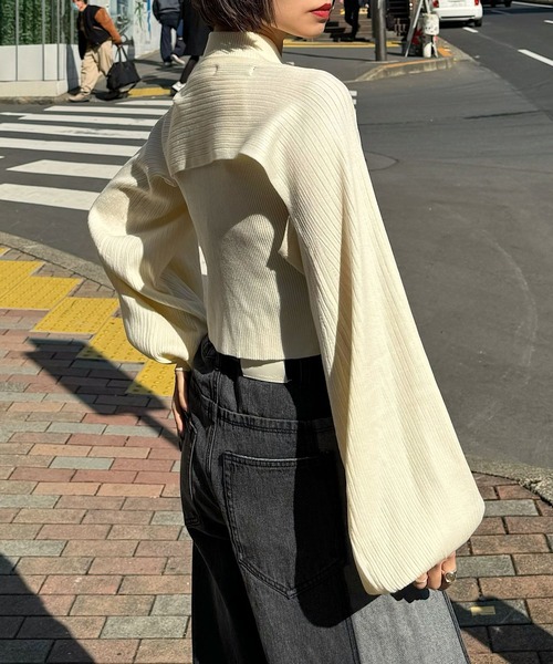 PAGEBOY ニット セーター ダブルZIPニットボレロSET レディース