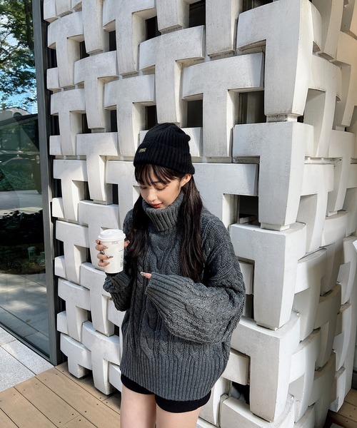 RiLi（リリ） ニット セーター ボリュームケーブルニット「RL