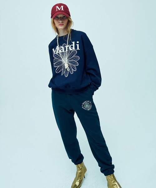 Mardi Mercredi トレーナー スウェット SWEATSHIRT FLOWERMARDI