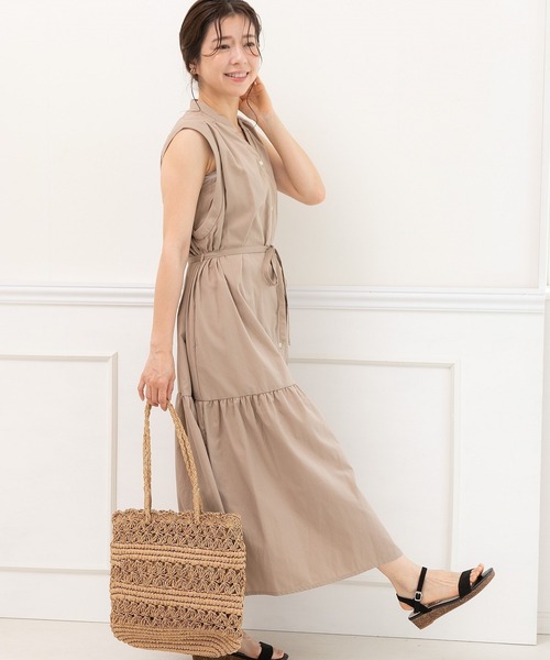 PREFERIR（プレフェリール） ワンピース シャドーストライプ