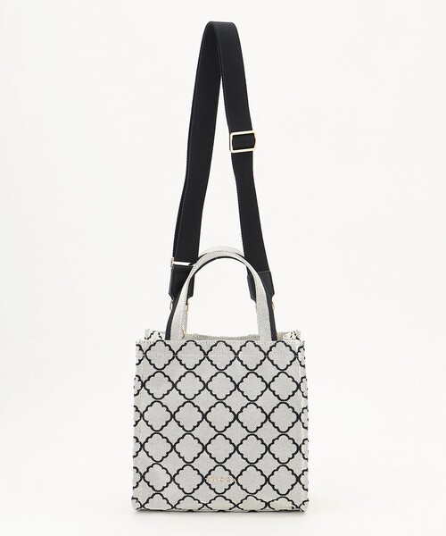 TOCCA ショルダーバッグ バッグ CHECKER CLOVER EMBROIDERY MINI