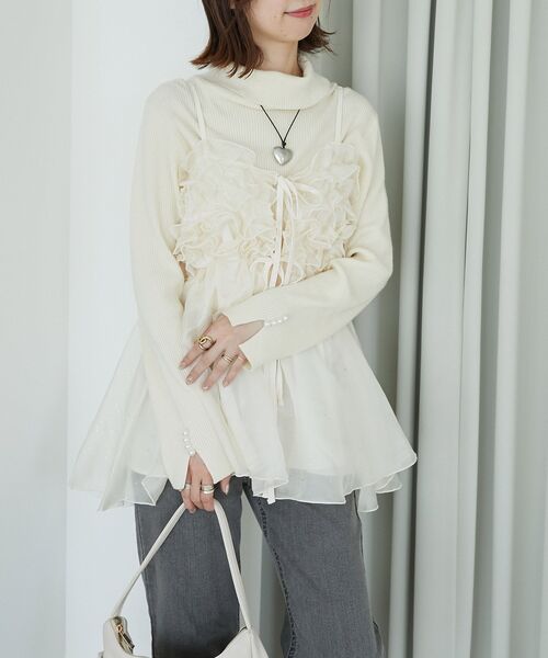 MAJESTIC LEGON（マジェスティックレゴン） キャミソール ミルフィーユ