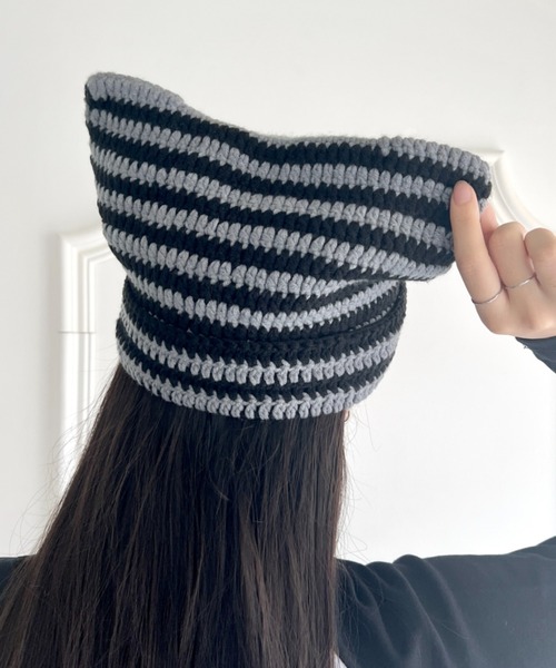 SIIILON Sparkle knit cap シーロン　ニットキャップ crepuscule Knit Cap Green - BISHOOL,Edwina Horl,My Beautiful