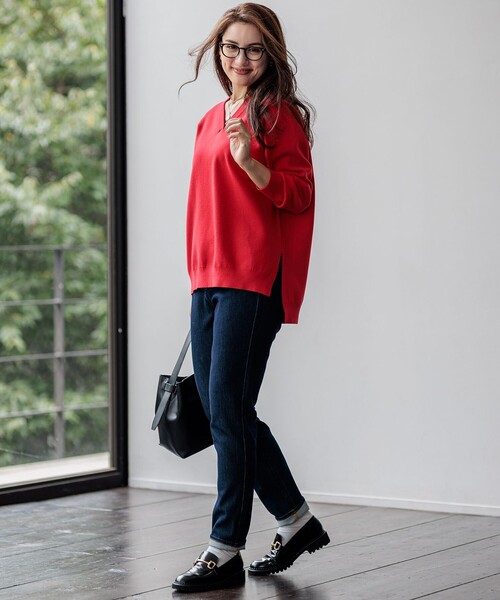ジーンズ デニム デニムパンツ 「Lサイズ限定」23区DENIM ストレッチフィット スキニーパンツ レディースの画像