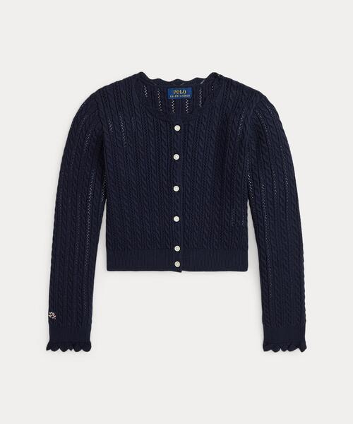 Polo Ralph Lauren Childrenswear カーディガン ポインテールニット 