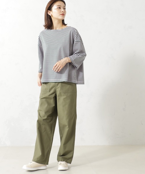 パンツ バックサテンベイカーパンツ レディース : ZOZOTOWN