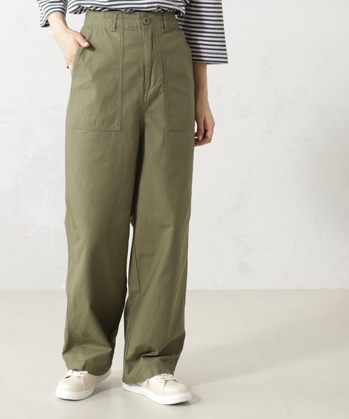 パンツ バックサテンベイカーパンツ レディース : ZOZOTOWN